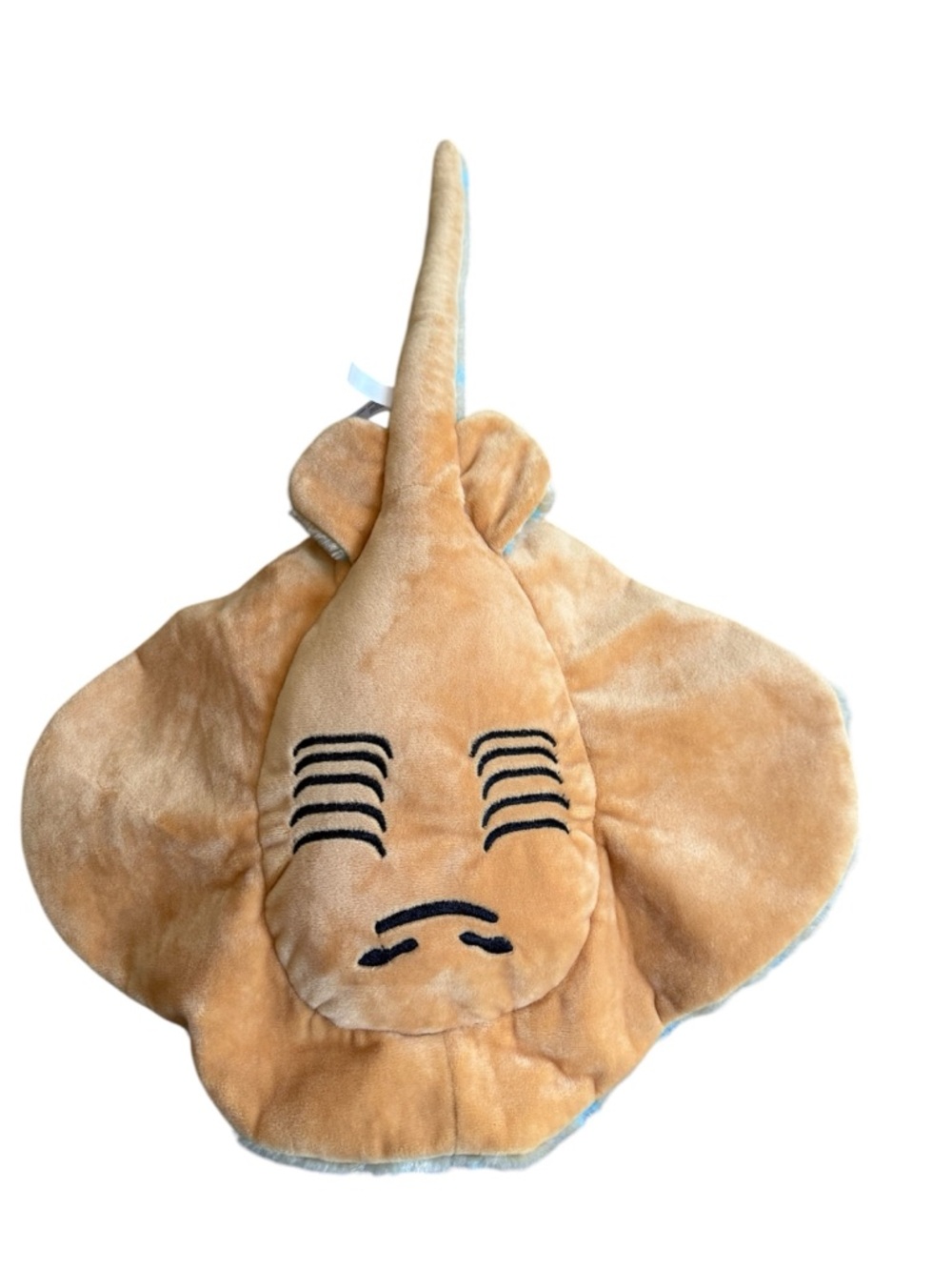 Stingray Petting Zoo plush- Beige with Blue Spots - Picture 2 of 3